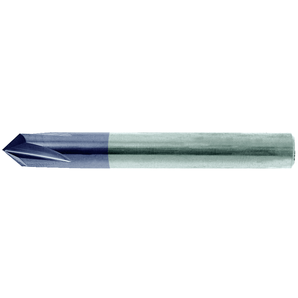 Solid carbide deburring tools 90° sim. to DIN6527 3mm Z=3 HA TiAlN